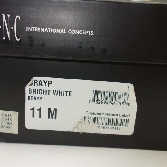 NEW INC International Concepts Women' s 11 White Bray Pointed Toe Ankle Booties - Picture 12 of 13